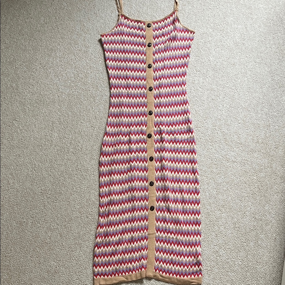 SHEIN Fitted Pattern Dress Size XS